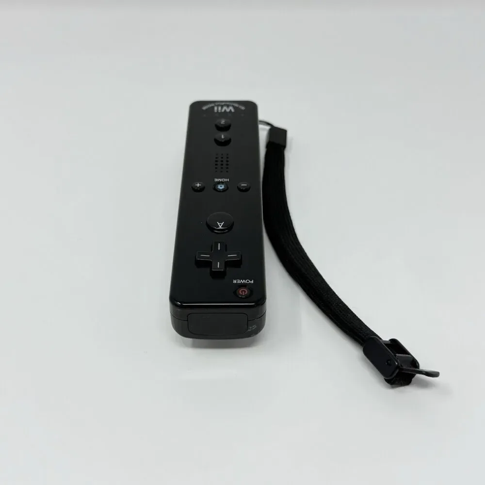 Nintendo Wii MotionPlus Remote Black Controller RVL-003 OEM Tested